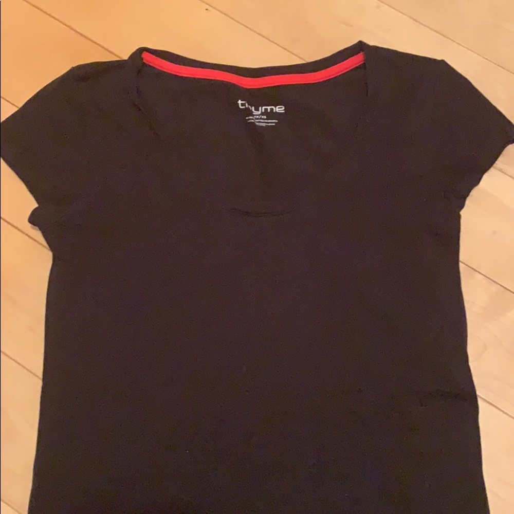 Maternity black top